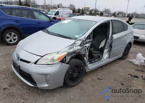 2014 Toyota Prius Two из США, поврежденный, VIN JTDKN3DUXE1754534